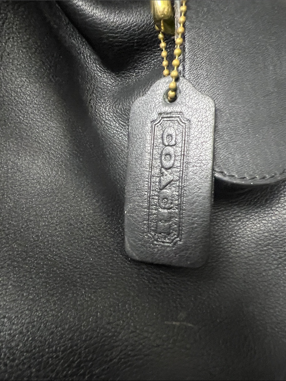 Coach SoHo Backsac 4134 Black Leather with Gold Hardware - Picture 2 of 7